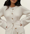 Veste Printemps Femme Maille Fine Boutonnée, Cardigan Léger Élégant 3